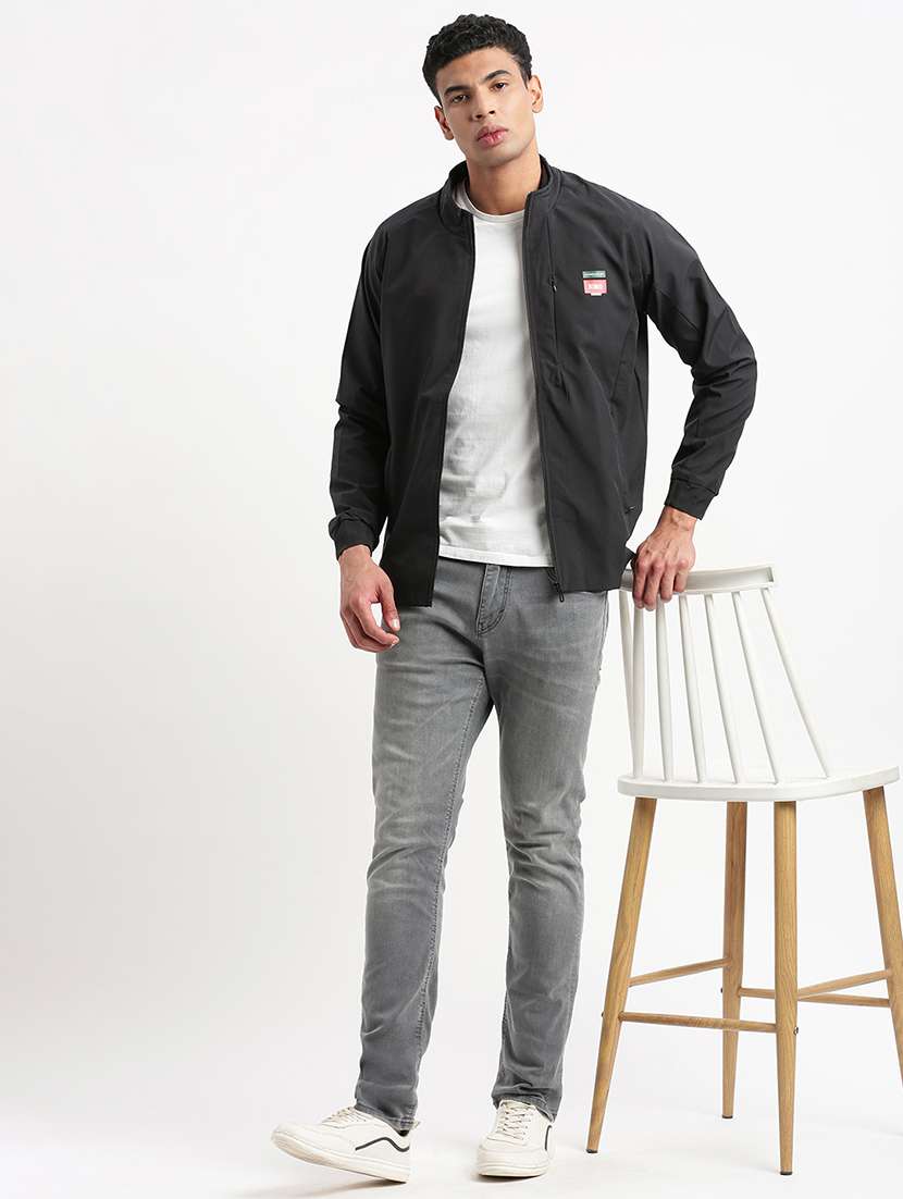 men solid long sleeve casual jacket - 21325450 -  Standard Image - 4