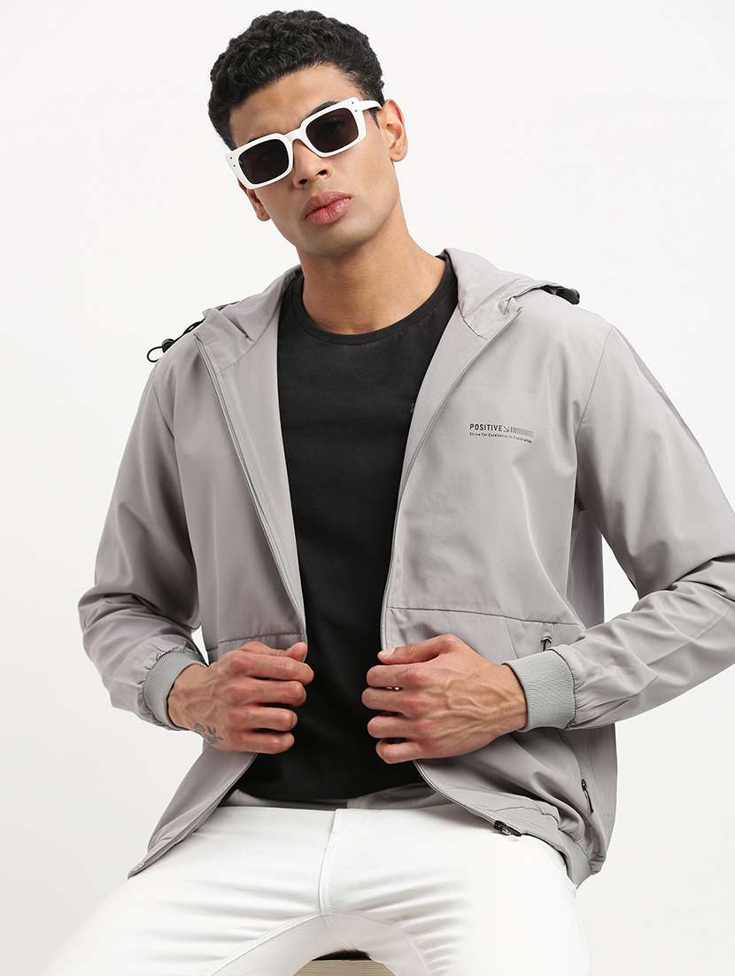 men solid long sleeve casual jacket - 21325451 -  Standard Image - 1