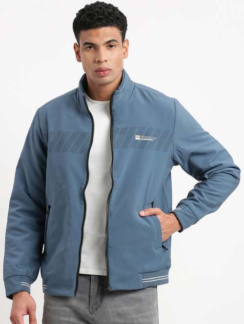 men solid long sleeve jacket - 21325456 -  Standard Image - 0