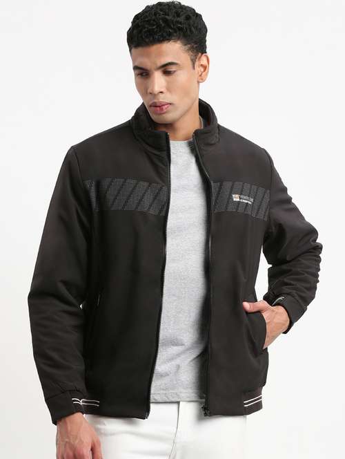 men solid long sleeve jacket - 21325457 - Standard Image - 0