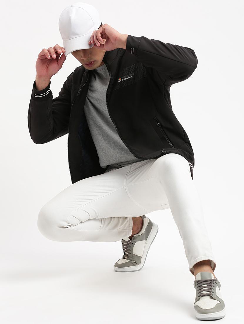men solid long sleeve jacket - 21325457 - Standard Image - 4