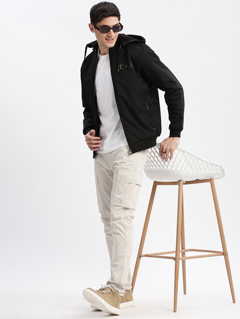 men solid long sleeve jacket - 21325466 - Standard Image - 4