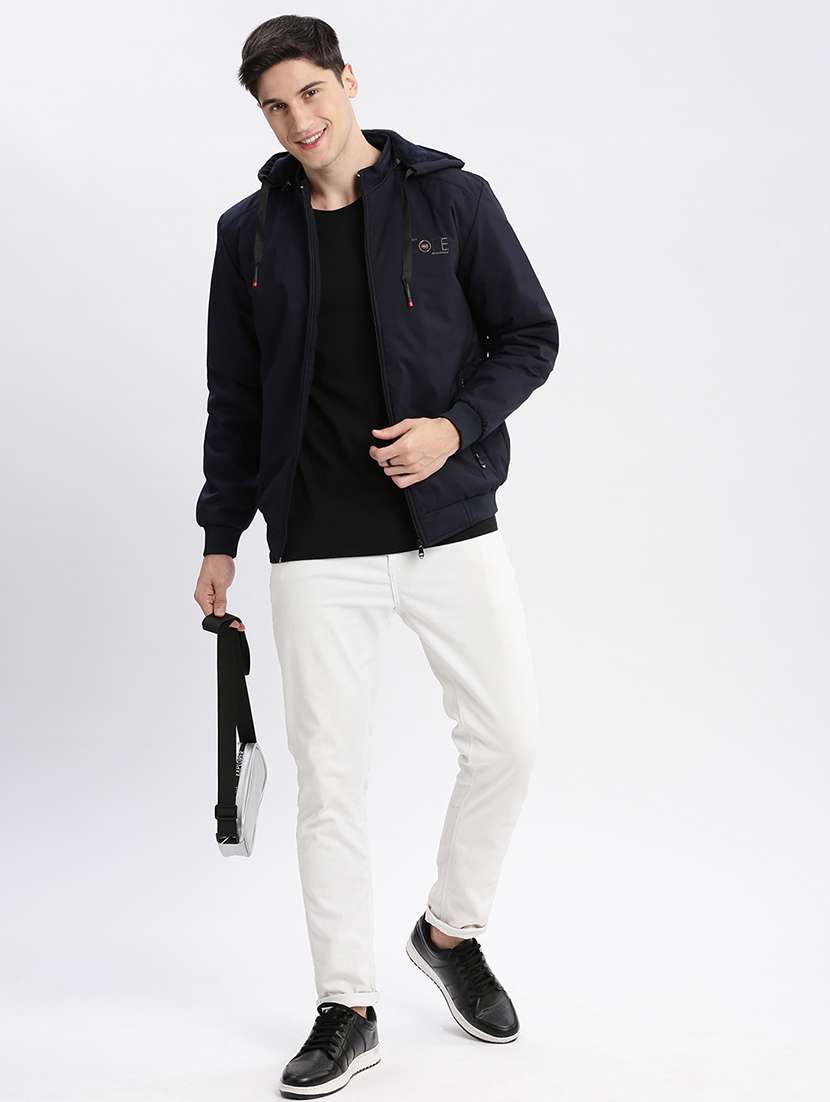 men solid long sleeve jacket - 21325467 -  Standard Image - 4