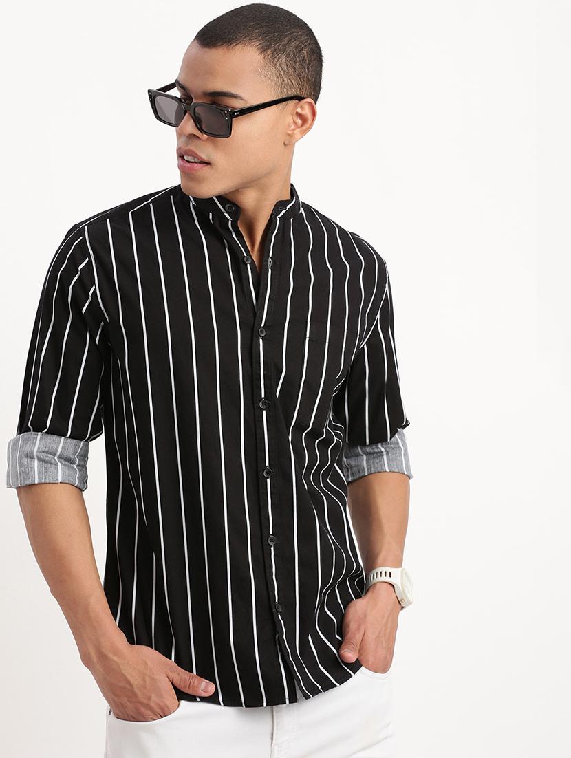 men striped cotton casual shirt - 21325472 -  Standard Image - 1