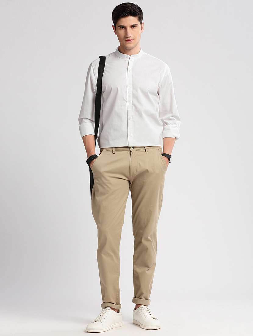 men solid cotton casual shirt - 21325478 -  Standard Image - 4