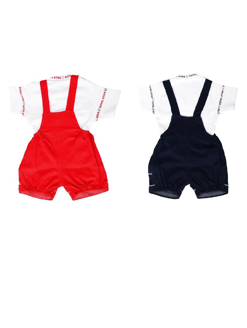 pack of 2 dungaree sets with hat - 21331158 - Standard Image - 1