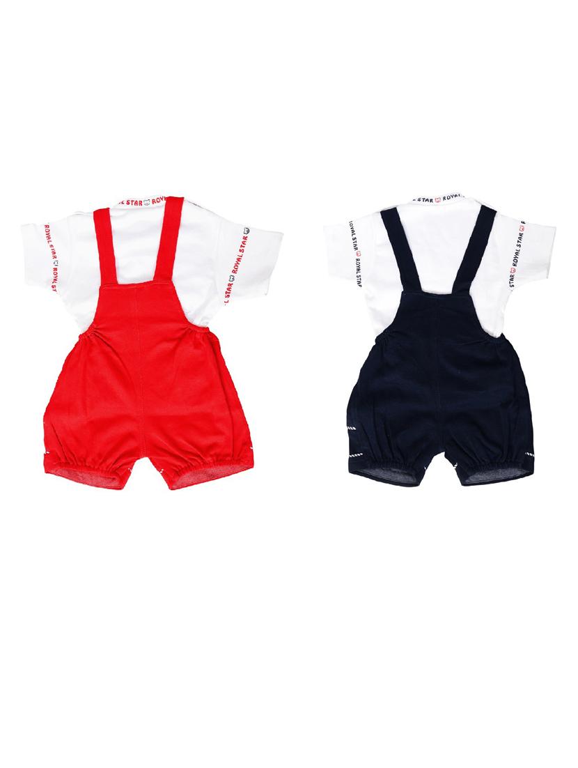 pack of 2 dungaree sets with hat - 21331159 - Standard Image - 1