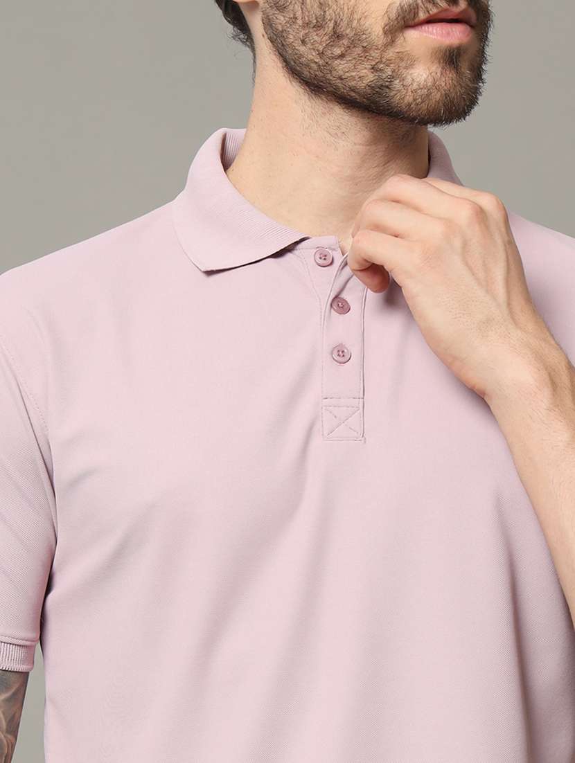 men solid polo t-shirt - 21331174 -  Standard Image - 4