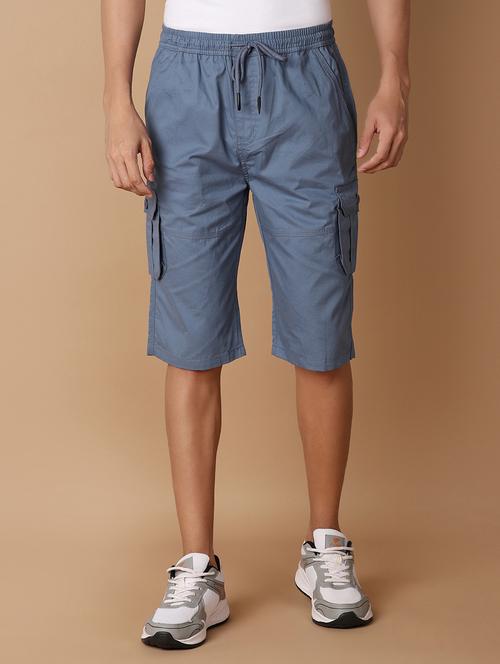 men mid-rise solid three fourth - 21332019 -  Standard Image - 0
