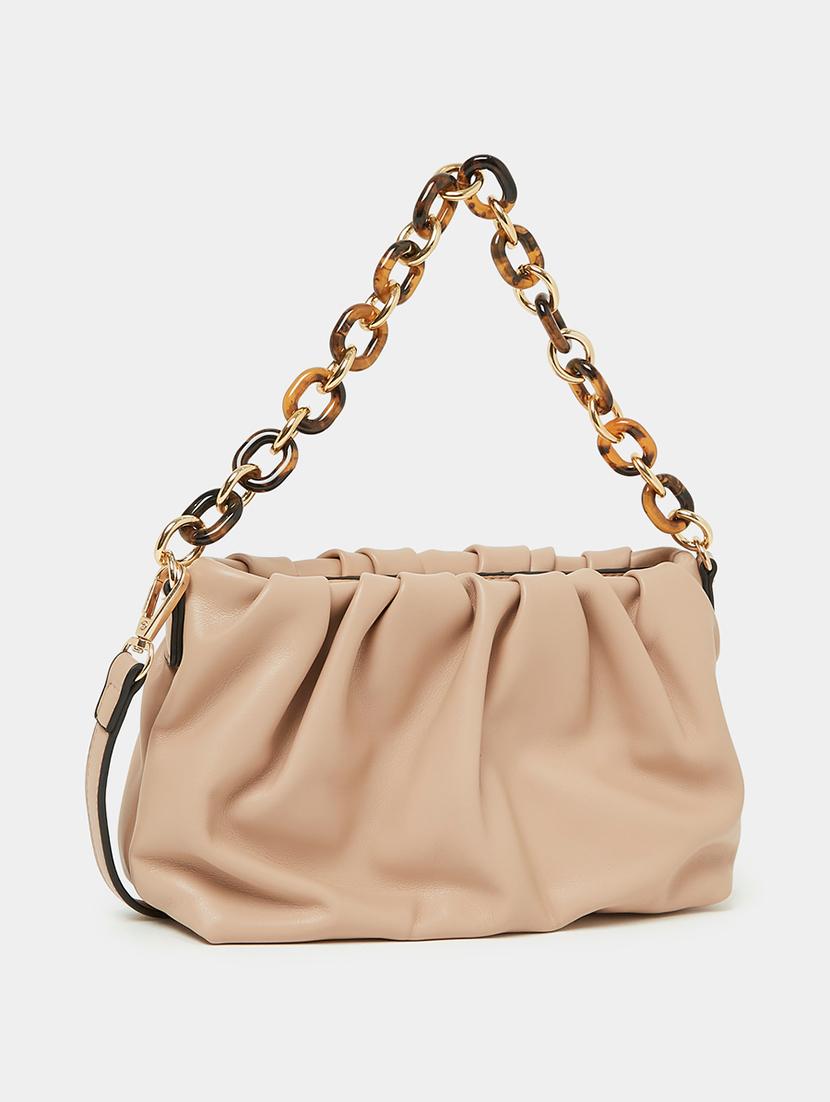 pink leatherette (pu) sling bag - 21332528 -  Zoom Image - 0