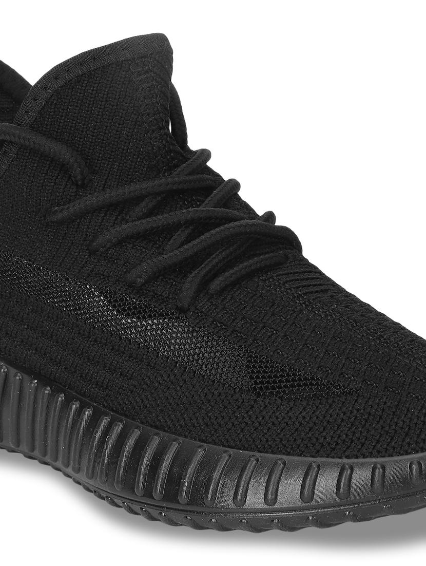 black lace-up sports shoes - 21333237 - Standard Image - 4