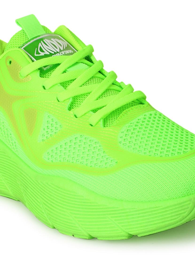 green lace-up sports shoes - 21333244 - Standard Image - 4