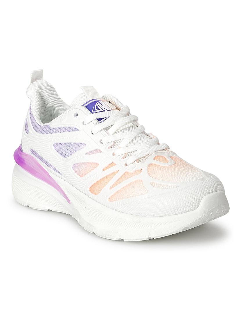 purple lace-up sports shoes - 21333248 -  Standard Image - 1