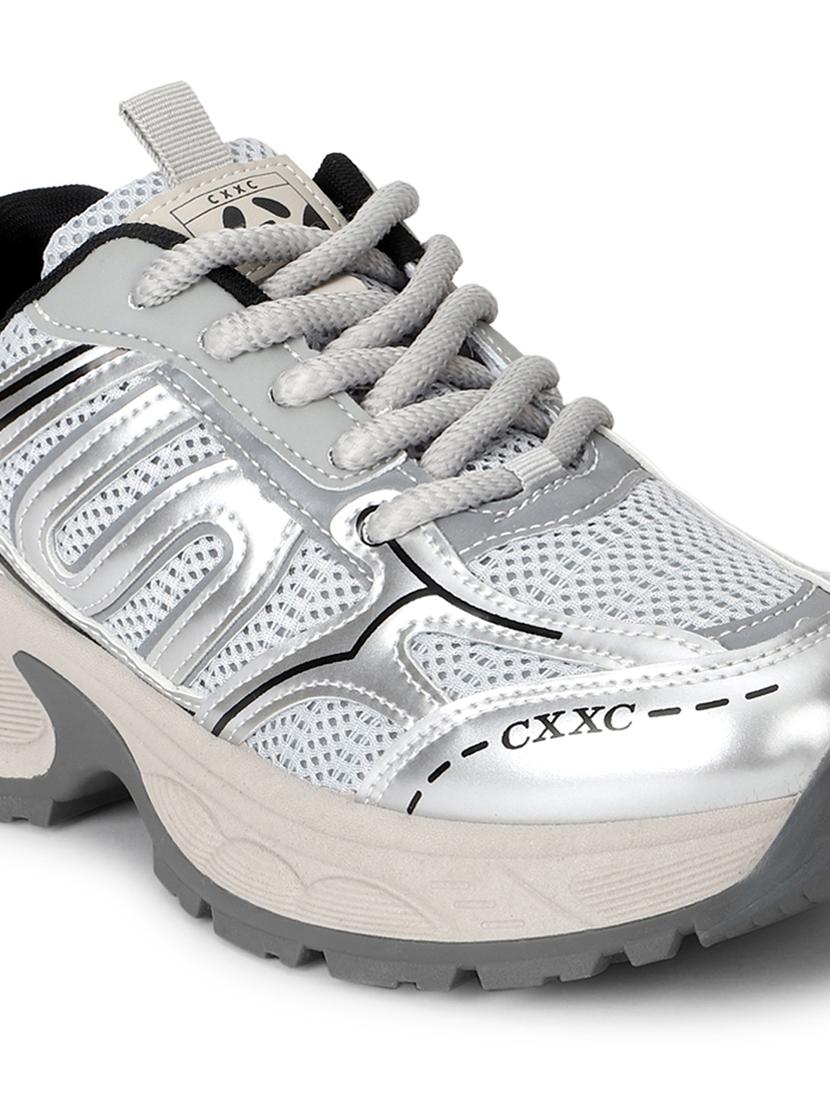 grey lace-up sports shoes - 21333253 - Standard Image - 4