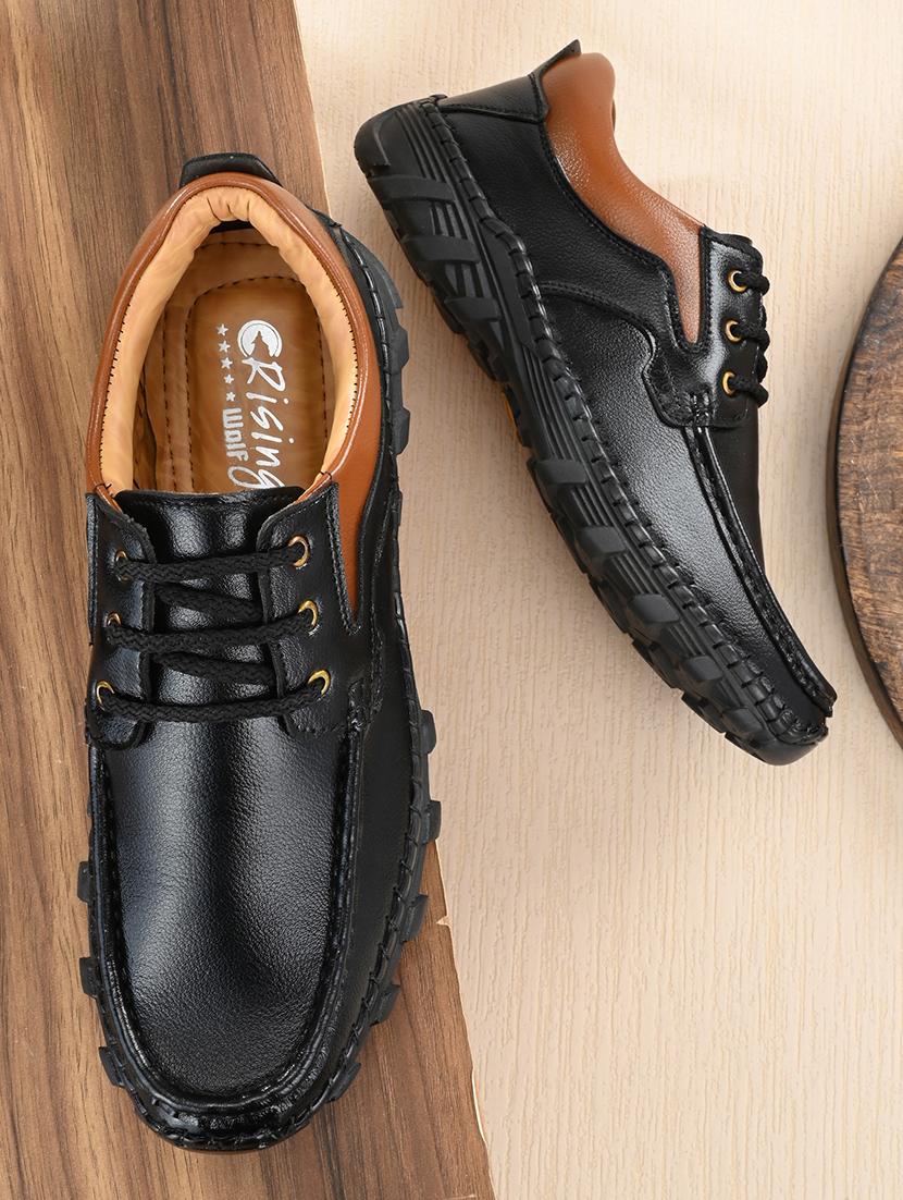 men solid lace-up casual shoes - 21333294 - Zoom Image - 0