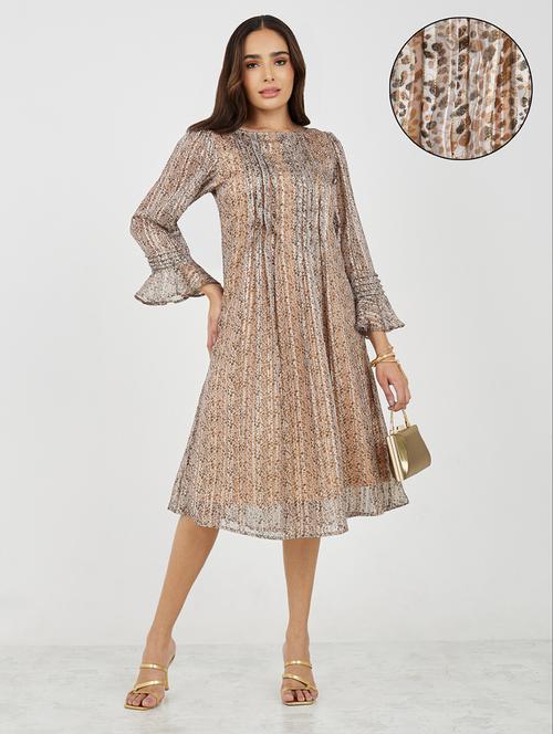 multi colored polyester shift dress - 21334292 -  Standard Image - 0