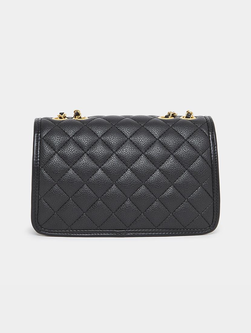 women black leatherette handbag - 21334341 - Standard Image - 1