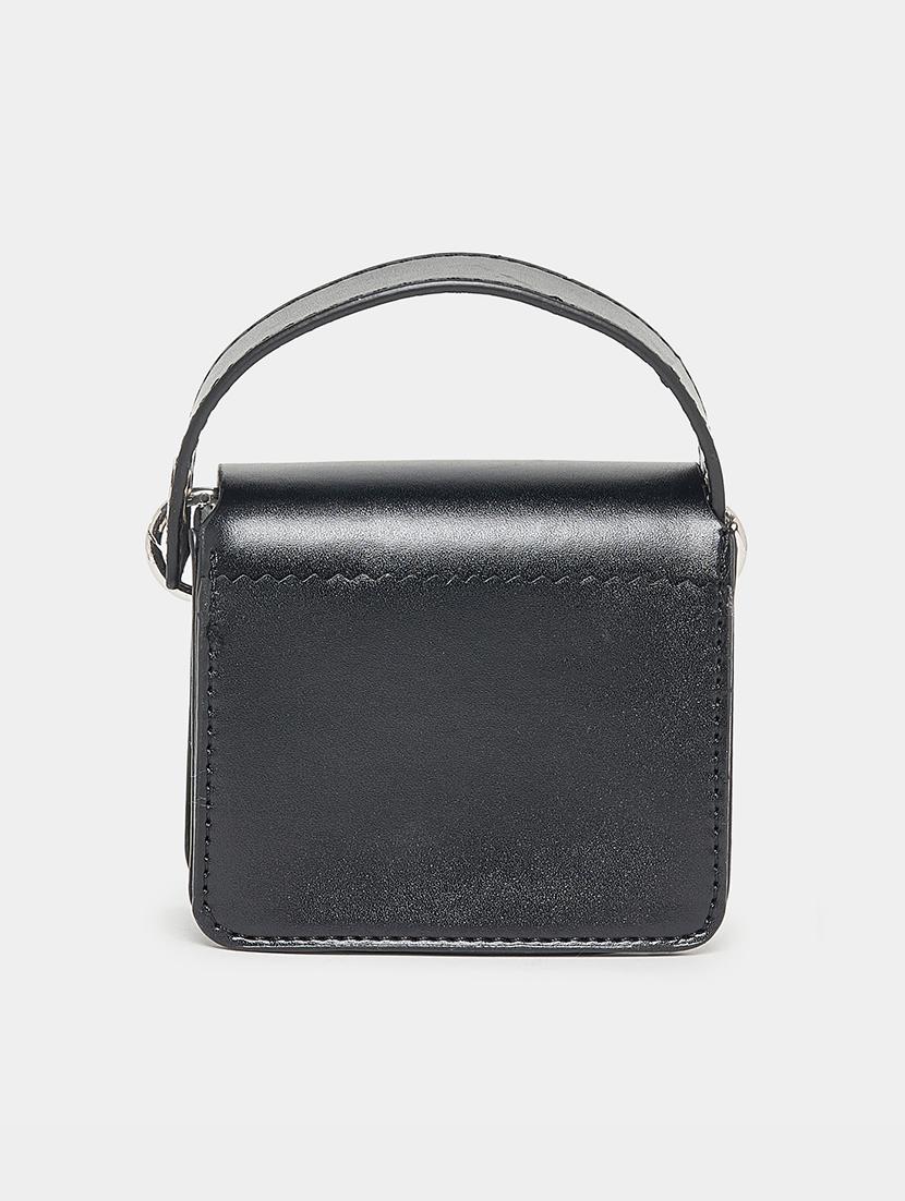 women black leatherette handbag - 21334342 -  Standard Image - 1