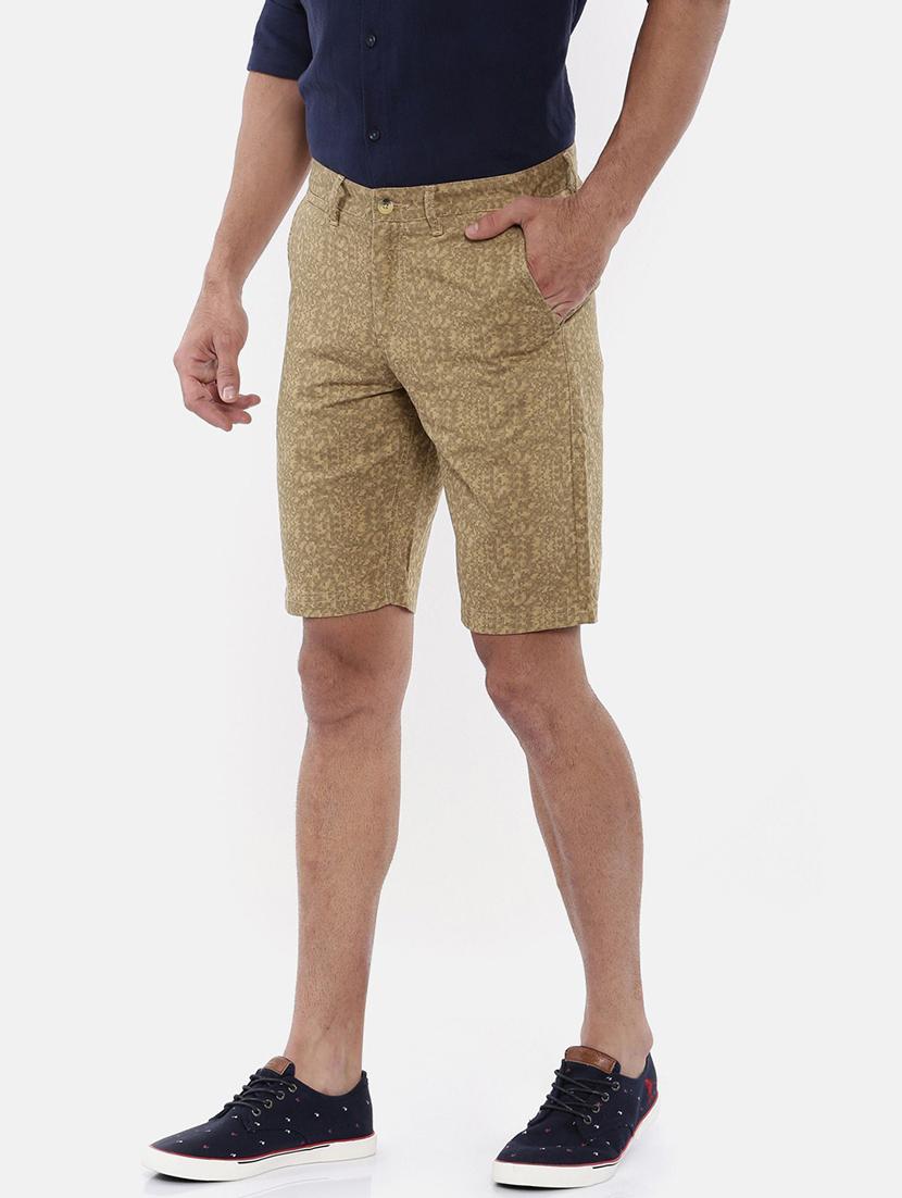 men printed mid rise regular fit shorts - 21334769 - Standard Image - 1