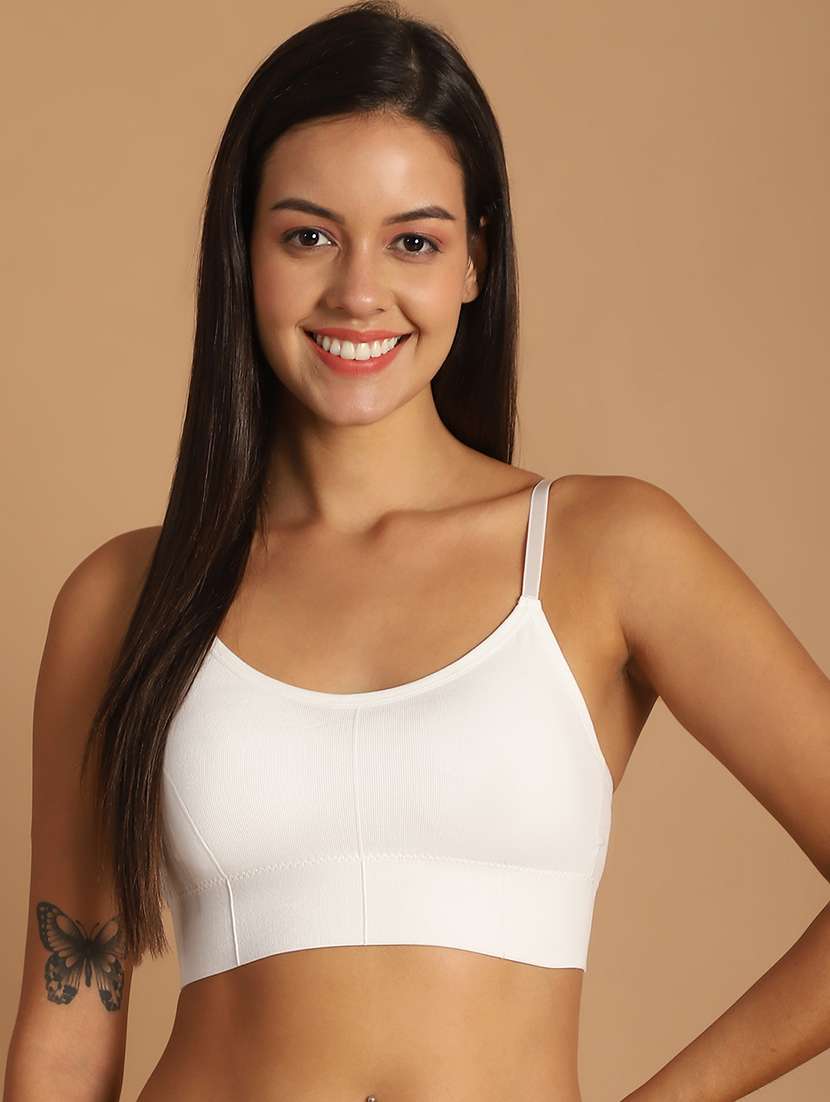 pack of 2 solid multi color sports bra - 21335727 -  Standard Image - 1