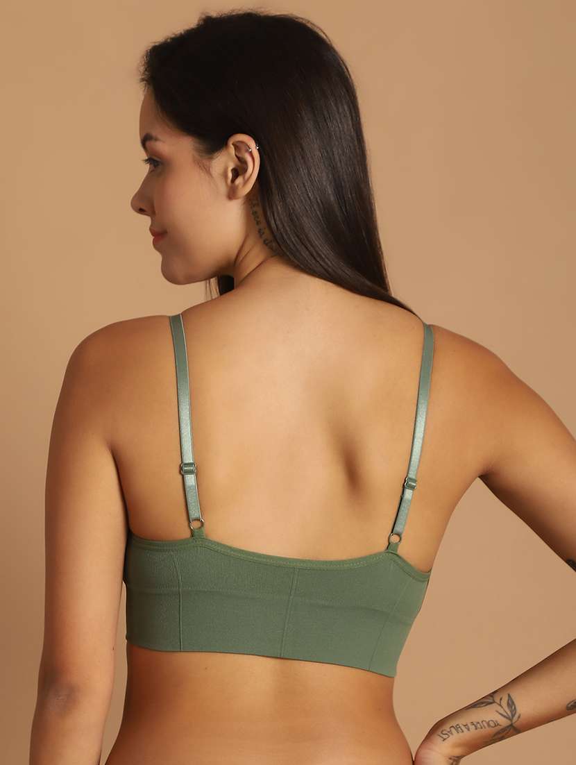 pack of 2 solid multi color sports bra - 21335729 -  Standard Image - 4