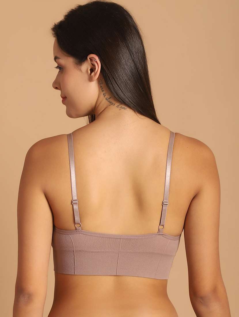 pack of 2 solid multi color sports bra - 21335730 -  Standard Image - 4