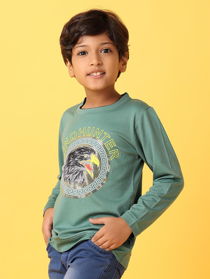 boys long sleeves printed t-shirt - 21335903 - Standard Image - 1