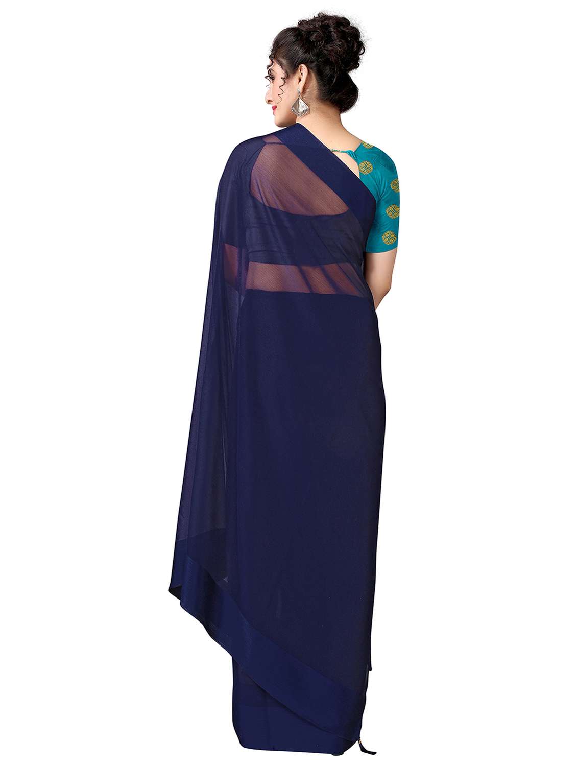 women handloom saree with blouse - 21337554 - Standard Image - 1