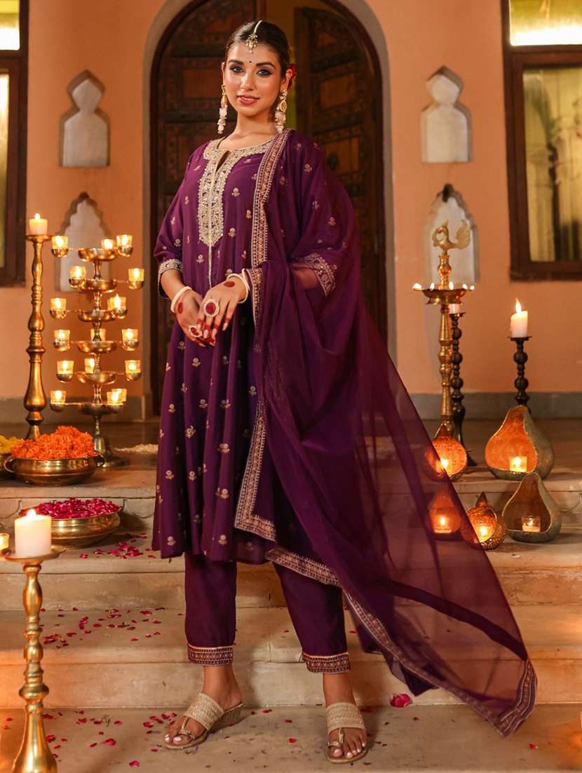 women kurta pant set with dupatta - 21337650 -  Standard Image - 1