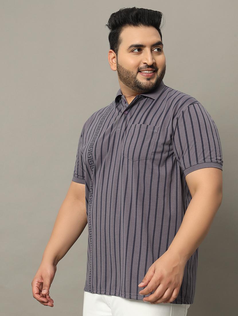 men plus size polo t-shirt - 21338238 -  Zoom Image - 0