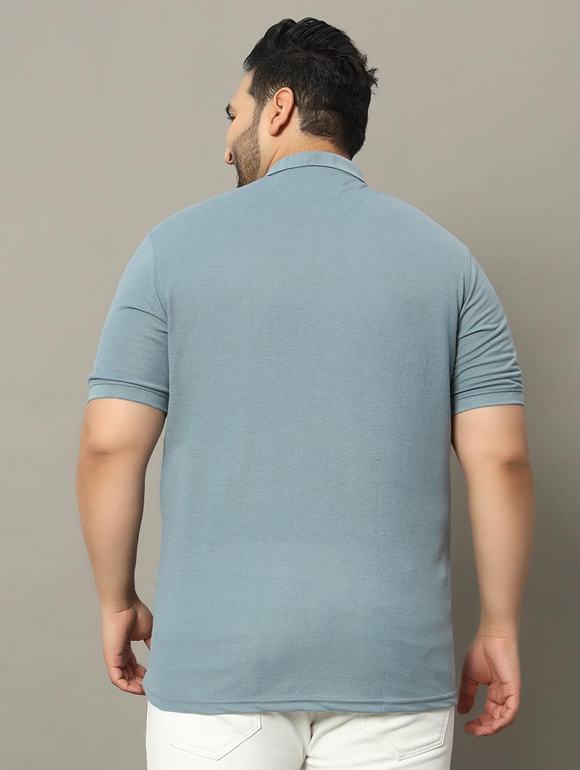 men plus size polo t-shirt - 21338242 - Standard Image - 1