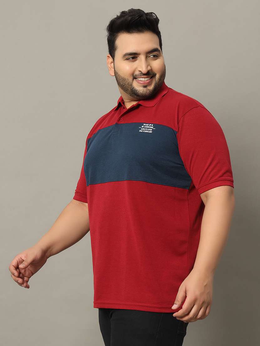men plus size polo t-shirt