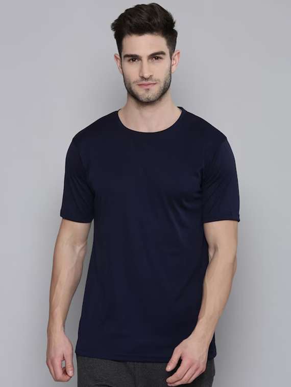men plain round neck t-shirt
