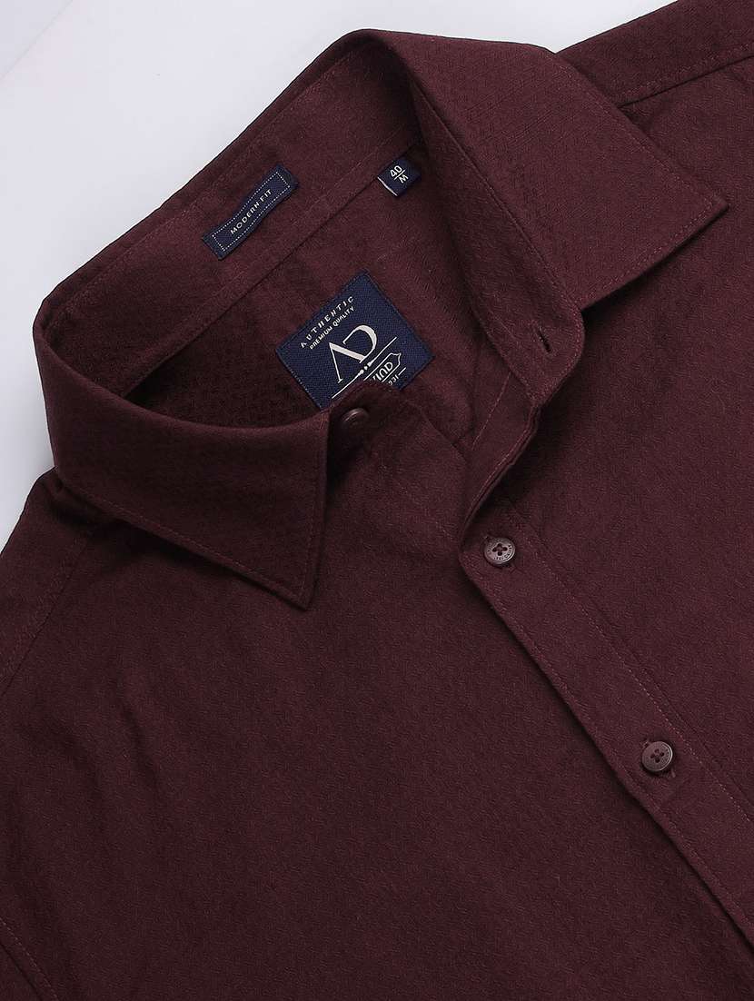 men solid cotton casual shirt - 21338392 -  Standard Image - 4