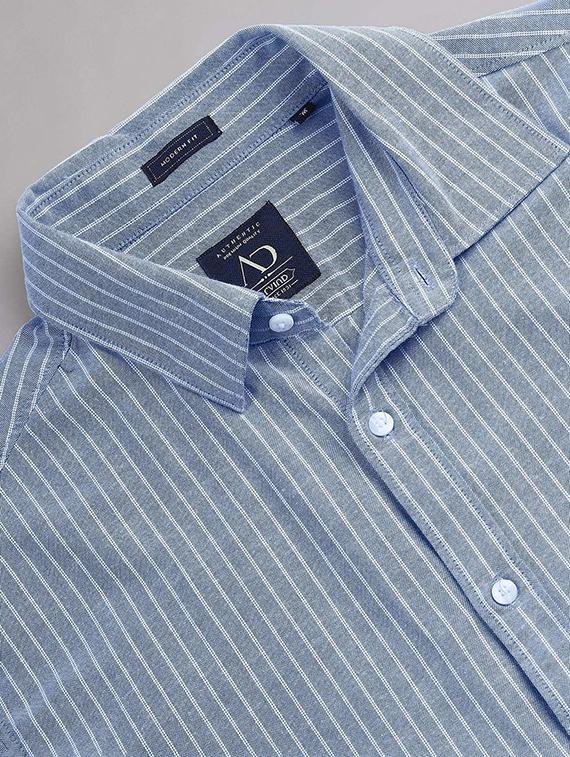 men striped cotton casual shirt - 21338407 - Standard Image - 4
