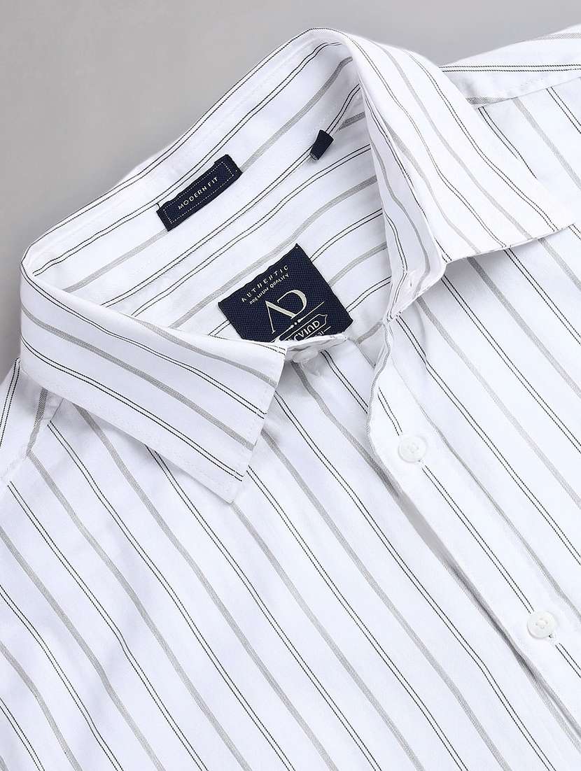 men white cotton casual shirt - 21338409 -  Standard Image - 4