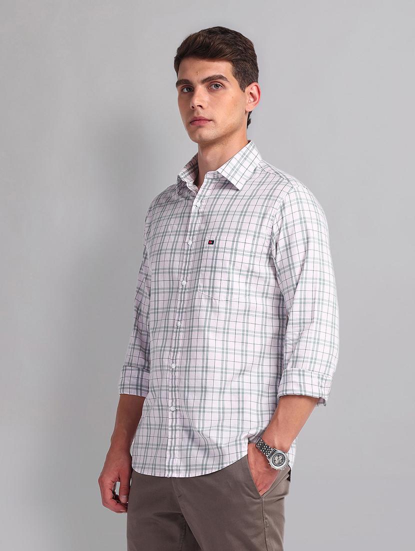 men white regular fit collared casual shirt - 21338413 - Zoom Image - 0