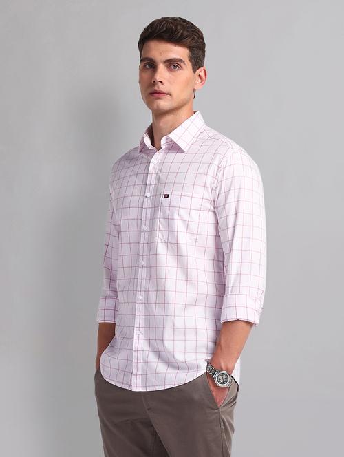 men white cotton casual shirt - 21338418 -  Standard Image - 0
