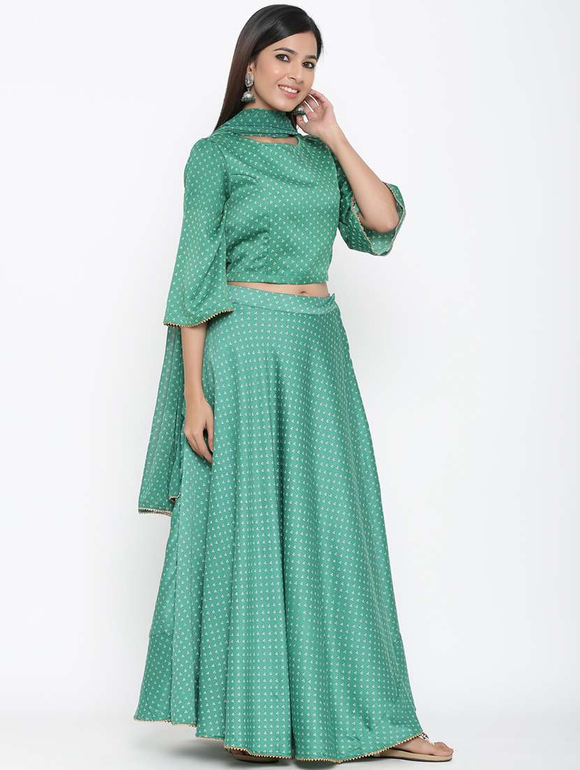 women stitched lehenga choli with dupatta - 21338612 -  Standard Image - 1