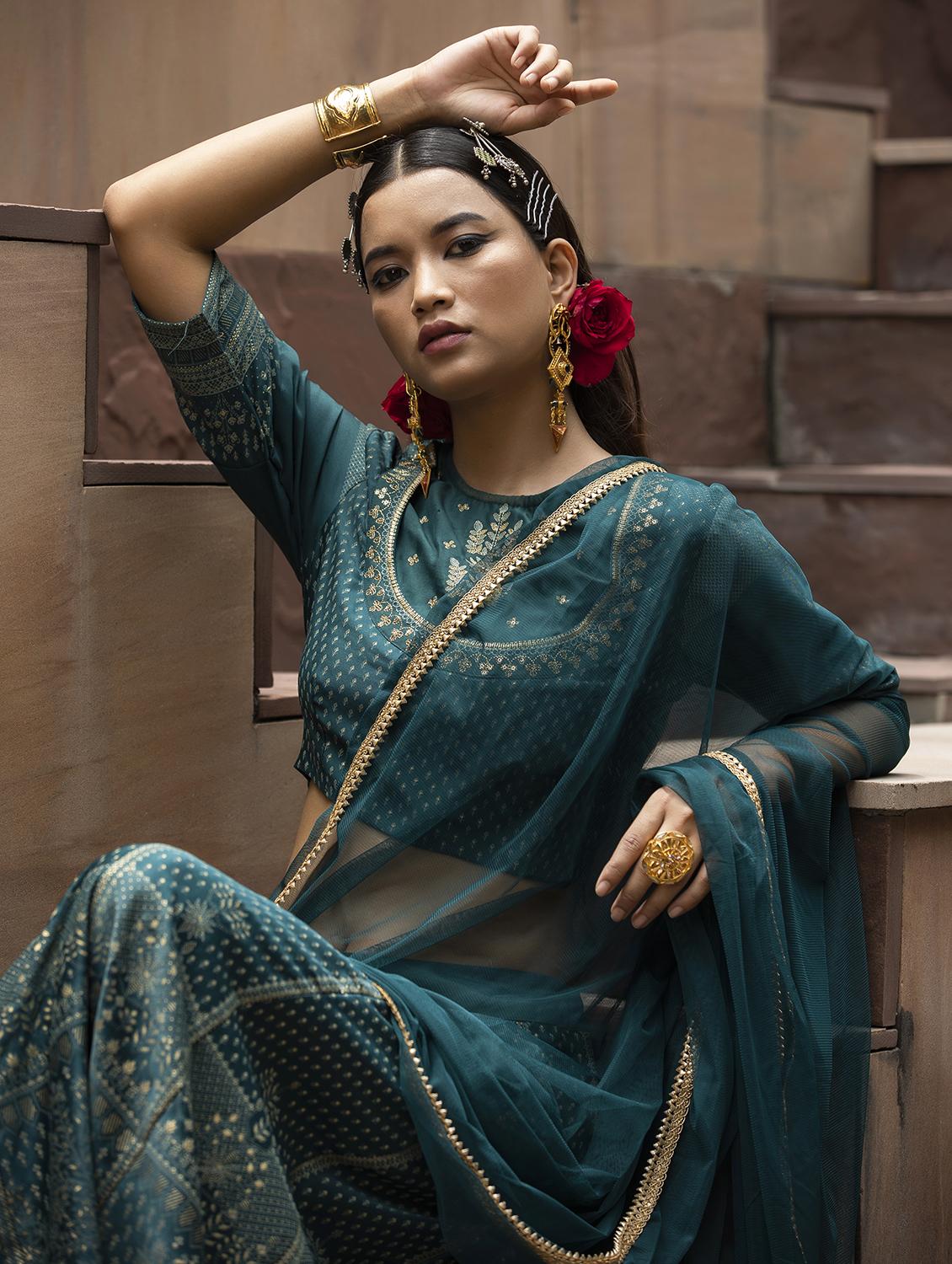 women stitched lehenga choli with dupatta - 21338615 - Standard Image - 4