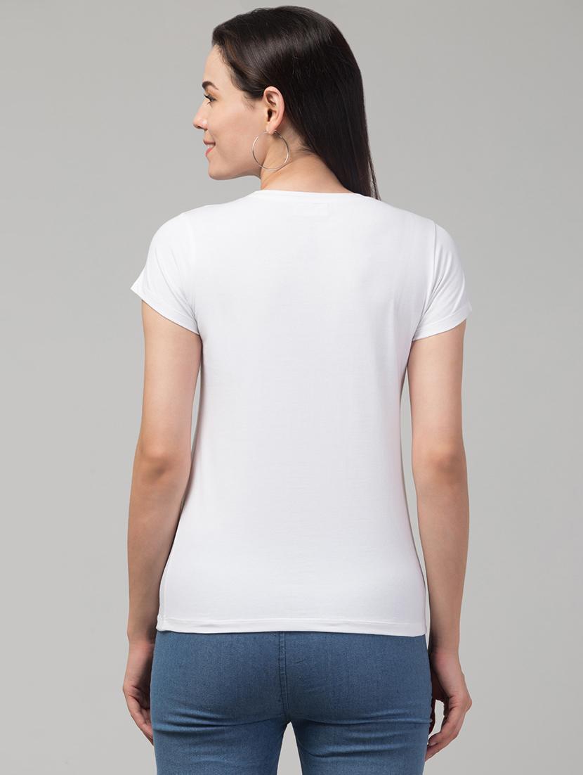 women solid short sleeves plain t-shirt - 21339468 - Standard Image - 1