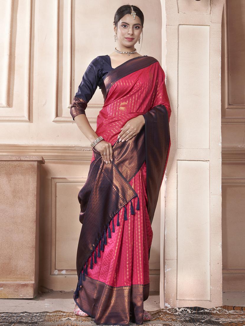 women self design kanjivaram saree - 21340473 - Standard Image - 1