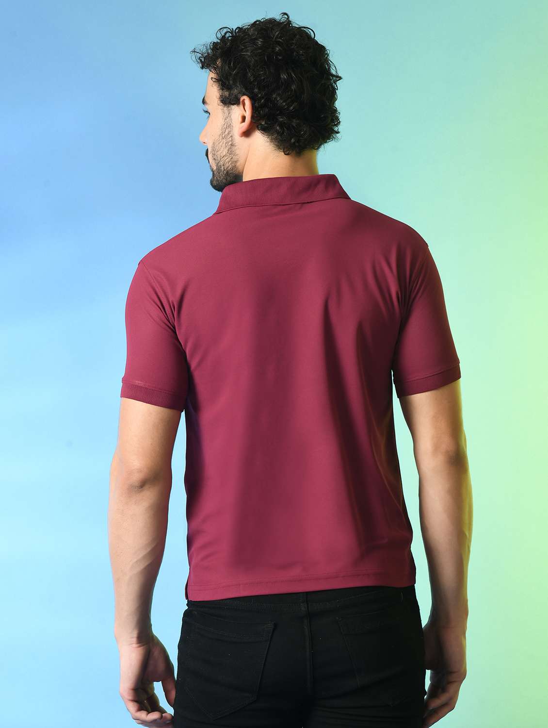 men solid polo t-shirt - 21340523 -  Standard Image - 1
