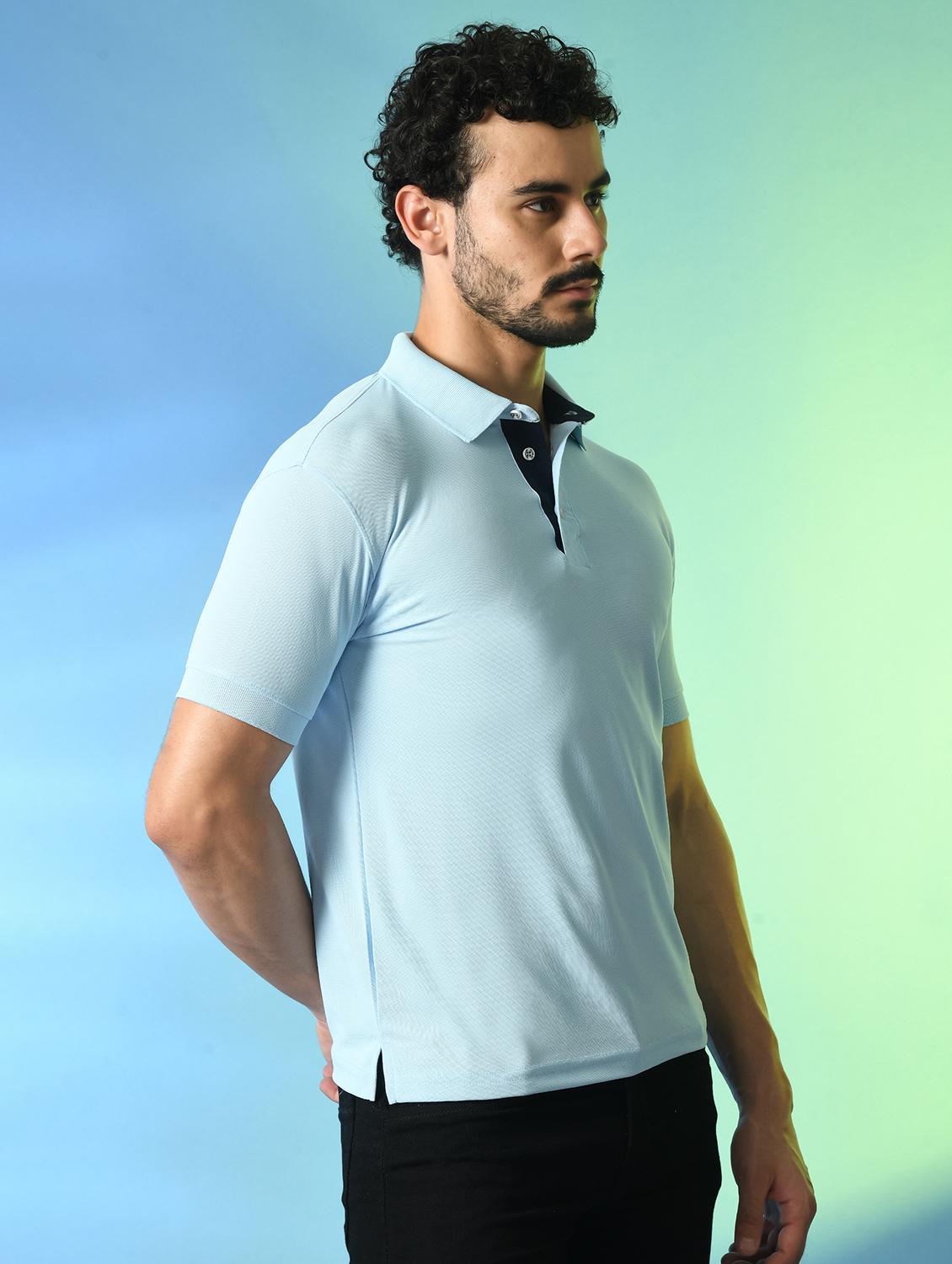 men solid polo t-shirt - 21340528 - Standard Image - 1