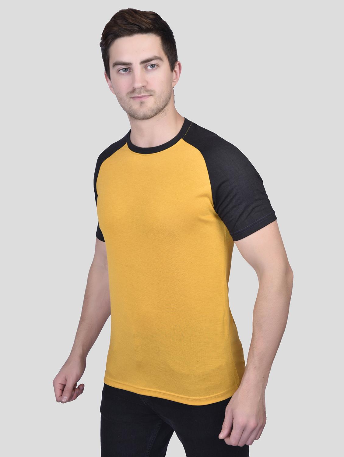 men color block round neck t-shirt - 21340541 - Standard Image - 1