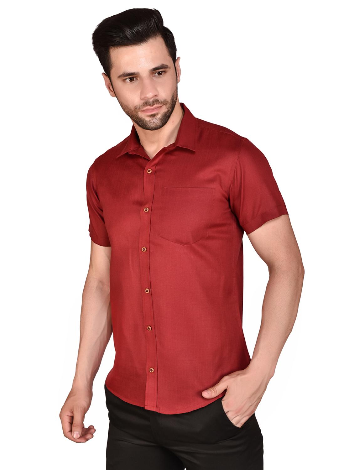 men solid casual shirt - 21340798 -  Standard Image - 1