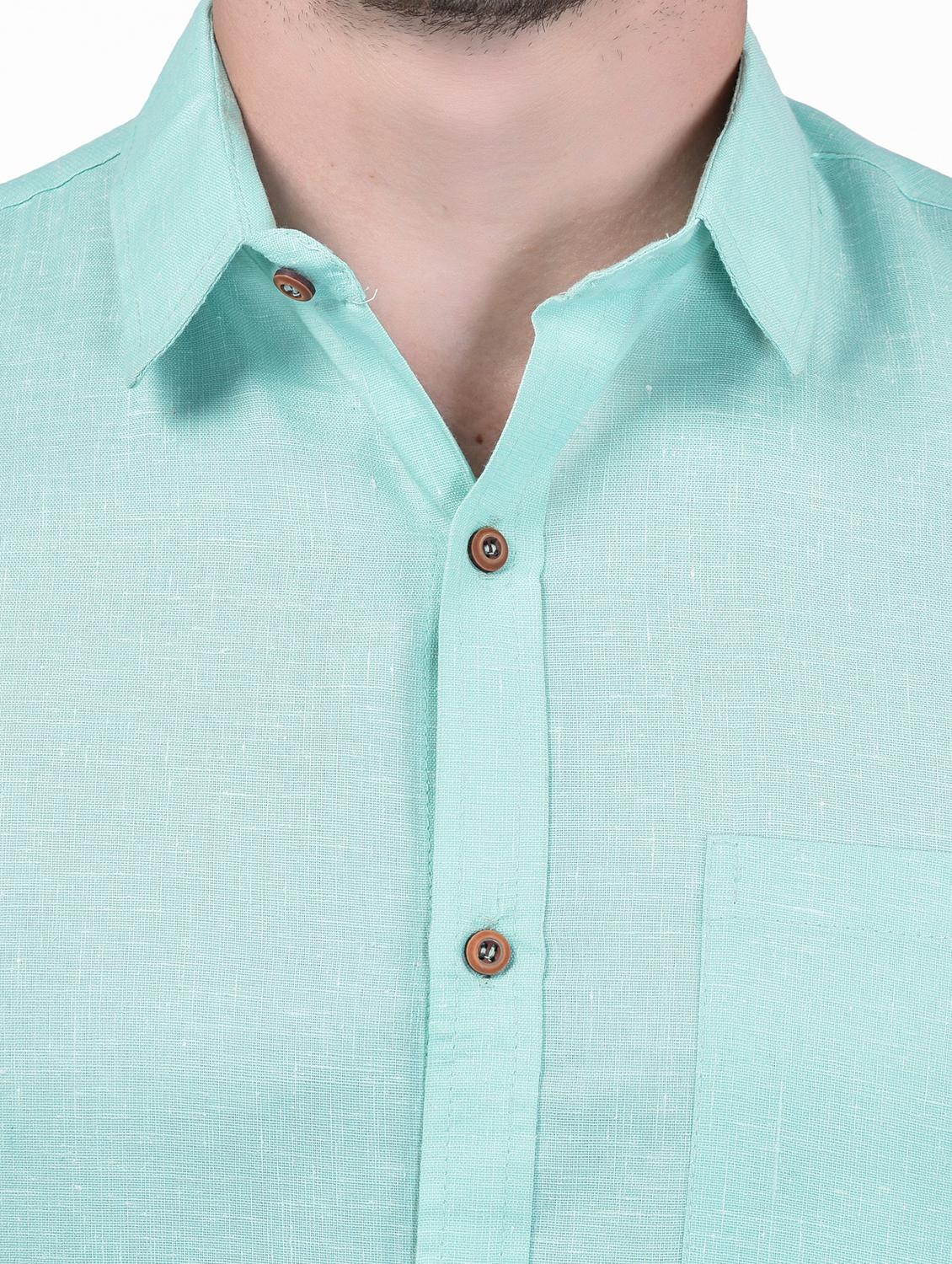 men solid casual shirt - 21340801 - Standard Image - 4