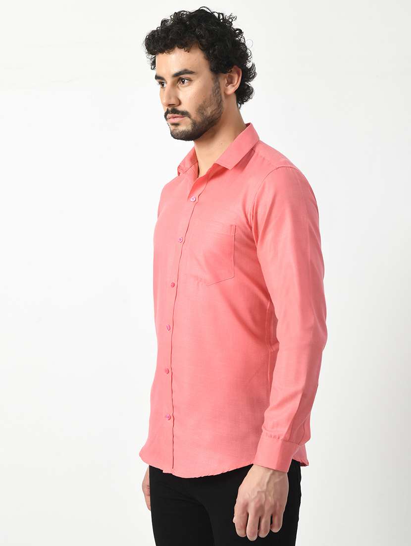 men solid casual shirt - 21340812 -  Standard Image - 1