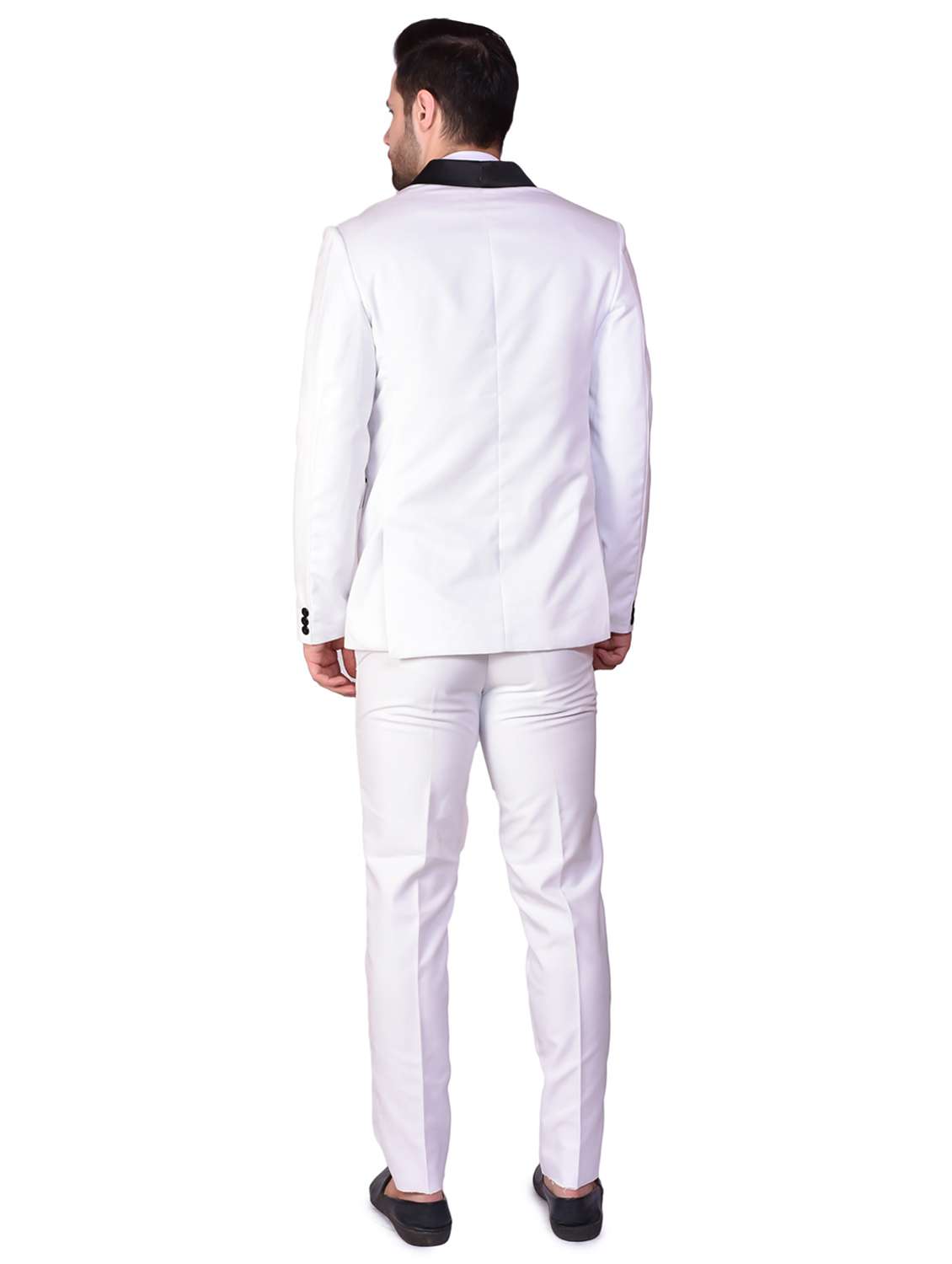 men solids single breasted casual blazer - 21340818 -  Standard Image - 1