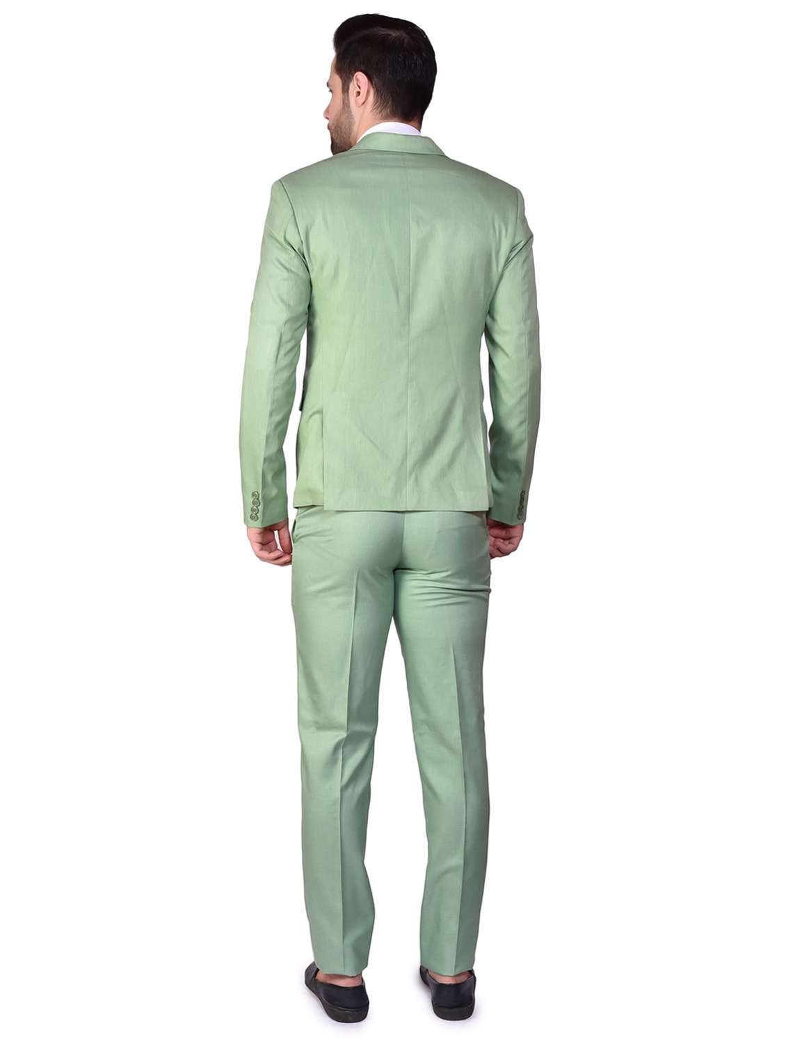 men solids single breasted casual blazer - 21340823 -  Standard Image - 1